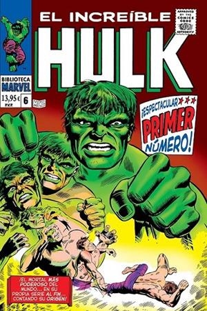 BIBLIOTECA MARVEL EL INCREÍBLE HULK # 06 DE 1968 | 9788410519916 | ROY THOMAS - ARCHIE GOODWIN - BILL EVERETT - GARY FRIEDRICH - HERB TRIMPE - MARIE SEVERIN | Tienda de Cómics, Manga, Magic y Pokémon en Torrejón de Ardoz