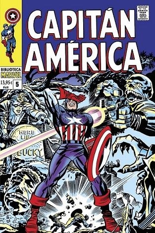 BIBLIOTECA MARVEL CAPITÁN AMÉRICA # 05  1968 | 9791370131098 | STAN LEE - JACK KIRBY - JACK SPARLING - GIL KANE - ROY THOMAS | Tienda de Cómics, Manga, Magic y Pokémon en Torrejón de Ardoz