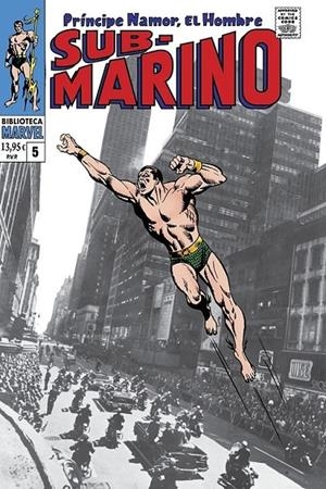 BIBLIOTECA MARVEL NAMOR, EL HOMBRE SUBMARINO # 05 DE 1968 | 9791370131104 | STAN LEE - ROY THOMAS | Tienda de Cómics, Manga, Magic y Pokémon en Torrejón de Ardoz