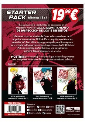 ACCA DEPARTAMENTO DE INSPECCIÓN DE LOS 13 DISTRITOS STARTER PACK | 9788410463844 | NATSUME ONO | Tienda de Cómics, Manga, Magic y Pokémon en Torrejón de Ardoz