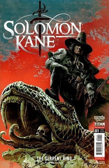 SOLOMON KANE, EL ANILLO DE LA SERPIENTE # 01 (PORTADA PROVISIONAL) | 9999900120998 | PATRICK ZIRCHER | Tienda de Cómics, Manga, Magic y Pokémon en Torrejón de Ardoz