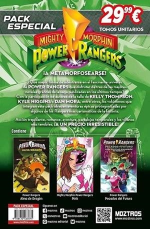 PACK ESPECIAL MIGHTY MORPHIN POWER RANGERS | 9788410463875 | KYLE HIGGINS - GIUSEPPE CAFARO - KELLY THOMPSON - DAN MORA | Tienda de Cómics, Manga, Magic y Pokémon en Torrejón de Ardoz