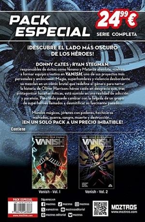 VANISH PACK ESPECIAL COLECCIÓN COMPLETA | 9788410463868 | RYAN STEGMAN - DONNY CATES | Tienda de Cómics, Manga, Magic y Pokémon en Torrejón de Ardoz