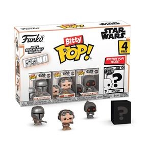 Star Wars: Mandalorian Pack de 4 Figuras Bitty POP! Vinyl Mandalorian 2,5 cm | 889698754521 | Tienda de Cómics, Manga, Magic y Pokémon en Torrejón de Ardoz