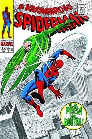 BIBLIOTECA MARVEL EL ASOMBROSO SPIDERMAN # 14 DE 1968 | 9791370132279 | STAN LEE - STEVE DITKO - JOHN ROMITA | Tienda de Cómics, Manga, Magic y Pokémon en Torrejón de Ardoz