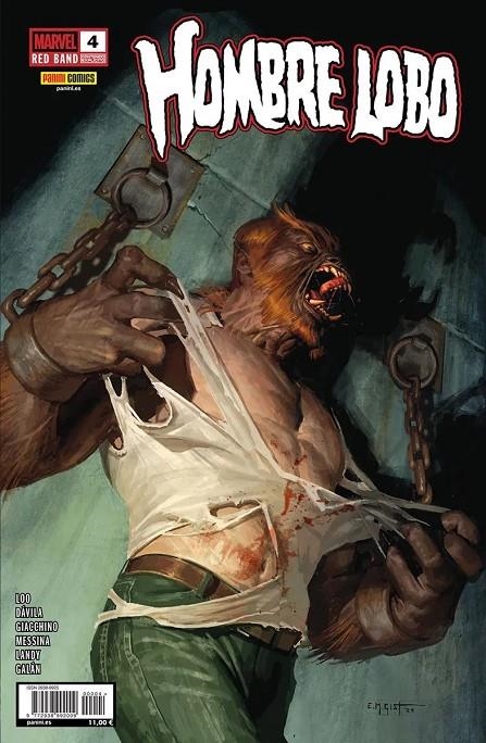 HOMBRE LOBO RED BAND # 04 | 977293899200900004 | DEREK LANDY - JASON LOO - MICHAEL GIACCHINO - FRAN GALÁN - SERGIO DÁVILA - DAVID MESSINA | Tienda de Cómics, Manga, Magic y Pokémon en Torrejón de Ardoz