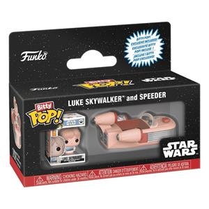 Star Wars Bitty Funko POP! Rides Vinyl Figura Luke Skywalker and Speeder | 8896988551984 | Tienda de Cómics, Manga, Magic y Pokémon en Torrejón de Ardoz