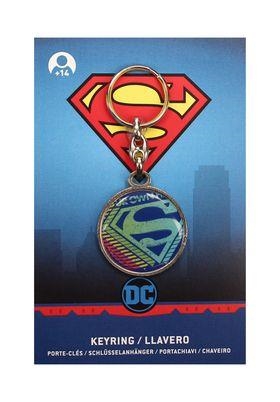 LLAVERO REDONDO METAL LOGO MULTICOLOR SUPERMAN UNI | 8435450252662 | Tienda de Cómics, Manga, Magic y Pokémon en Torrejón de Ardoz