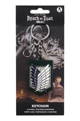 LLAVERO METALICO LOGO ATTACK ON TITAN | 8435450260919 | Tienda de Cómics, Manga, Magic y Pokémon en Torrejón de Ardoz