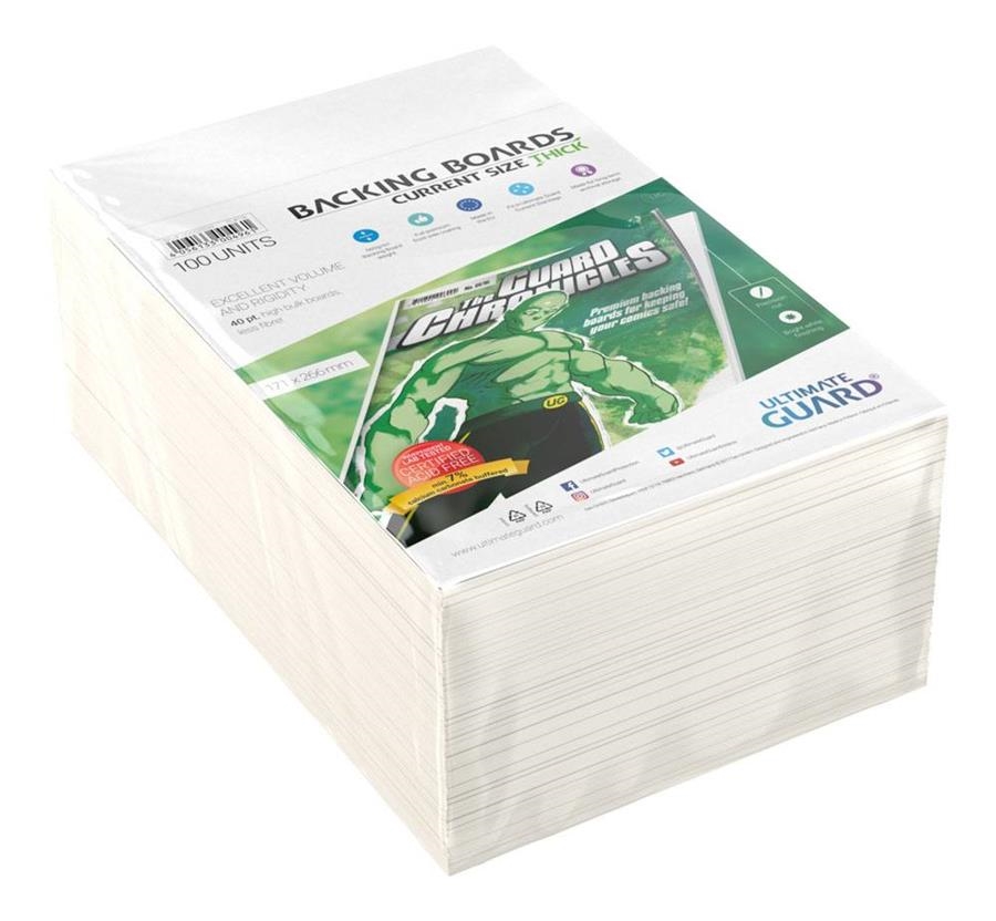 Ultimate Guard Comic Backing Boards Thick Current Size (100) | 4056133004961 | Tienda de Cómics, Manga, Magic y Pokémon en Torrejón de Ardoz