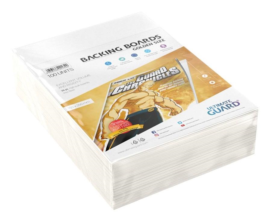 Ultimate Guard Comic Backing Boards Golden Size (100) | 4056133001342 | Tienda de Cómics, Manga, Magic y Pokémon en Torrejón de Ardoz