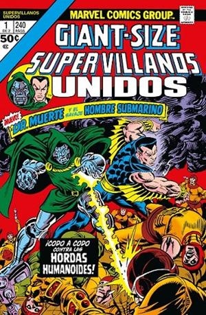 SUPERVILLANOS UNIDOS MARVEL LIMITED RÚSTICA # 01 | 9788410497498 | STEVE ENGLEHART - GEORGE TUSKA - BILL EVERETT - TONY ISABELLA - SAL BUSCEMA - BILL MANTLO - GERRY CO | Tienda de Cómics, Manga, Magic y Pokémon en Torrejón de Ardoz