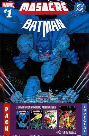 MASACRE / BATMAN # 01 PACK 3 VARIANT COVERS + POSTER | 8424248925819 | CHIP ZDARSKY - KELLY THOMPSON - ZEB WELLS - ADAM KUBERT - GURIHIRU - GREG CAPULLO - KEVIN SMITH | Tienda de Cómics, Manga, Magic y Pokémon en Torrejón de Ardoz