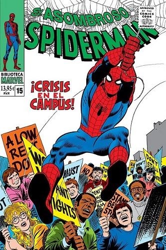 BIBLIOTECA MARVEL EL ASOMBROSO SPIDERMAN # 15 DE 1968 A 1969 | 9791370133597 | STAN LEE - STEVE DITKO - JOHN ROMITA | Tienda de Cómics, Manga, Magic y Pokémon en Torrejón de Ardoz