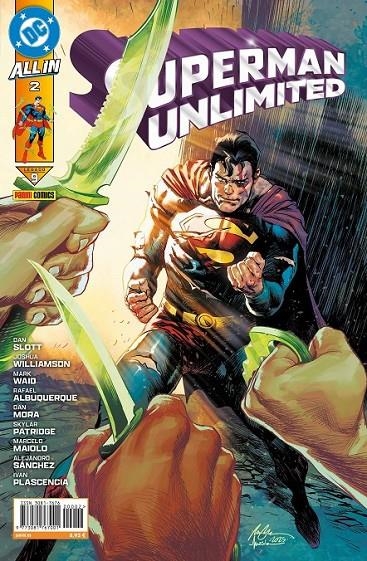 ALL IN SUPERMAN # 09 SUPERMAN UNLIMITED 02 (PORTADA PROVISIONAL) | 977308133200100009 | DAN MORA - SKYLAR PATRIDGE - DAN SLOTT - JOSHUA WILLIAMSON - MARK WAID - RAFAEL ALBUQUERQUE | Tienda de Cómics, Manga, Magic y Pokémon en Torrejón de Ardoz