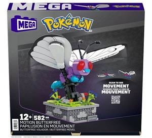 Figura mattel mega construx motion pokemon Butterfree | 1947351078656 | Tienda de Cómics, Manga, Magic y Pokémon en Torrejón de Ardoz