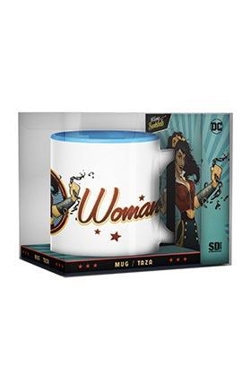 WONDER WOMAN CADENA TAZA BLANCA-AZUL CERAMICA UNIV | 8436546894612 | Tienda de Cómics, Manga, Magic y Pokémon en Torrejón de Ardoz