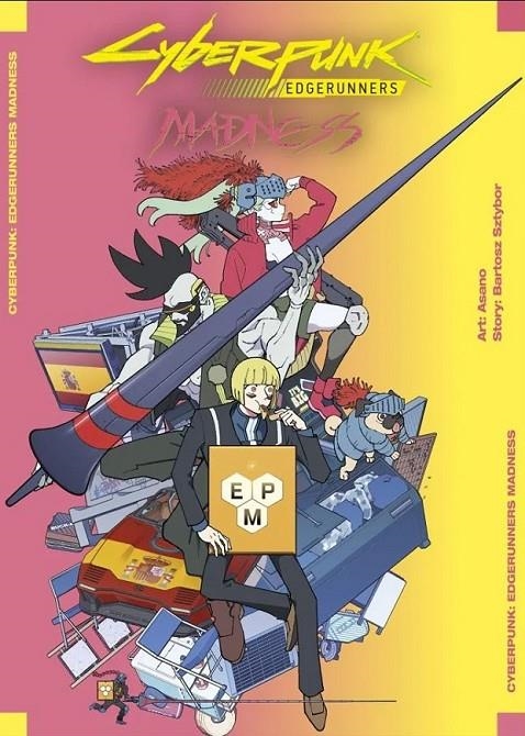 CYBERPUNK EDGERUNNERS, MADNESS # 01 PORTADA ALTERNATIVA | 9791370134600 | ASANO - BARTOSZ SZTYBOR | Tienda de Cómics, Manga, Magic y Pokémon en Torrejón de Ardoz