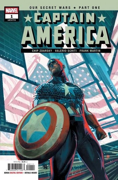 CAPITÁN AMÉRICA 01 #173 | 977293851900800018 | CHIP ZDARSKY - VALERIO SCHITI - FRANK MARTIN | Tienda de Cómics, Manga, Magic y Pokémon en Torrejón de Ardoz