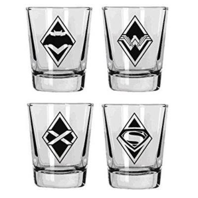 SET 4 MINI VASOS LOGOS BATMAN V SUPERMAN DC | 8435450202247 | Tienda de Cómics, Manga, Magic y Pokémon en Torrejón de Ardoz