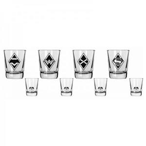 SET 4 MINI VASOS LOGOS BATMAN V SUPERMAN DC | 8435450202247 | Tienda de Cómics, Manga, Magic y Pokémon en Torrejón de Ardoz