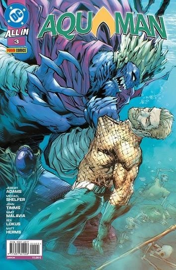 ALL IN AQUAMAN # 03 | 977308160100800003 | JEREMY ADAMS - JOHN TIMMS- MICHAEL SHELFER | Tienda de Cómics, Manga, Magic y Pokémon en Torrejón de Ardoz