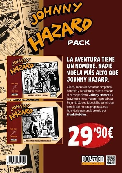 PACK JOHNNY HAZARD TIRAS DIARIAS | 9791387689742 | FRANK ROBBINS | Tienda de Cómics, Manga, Magic y Pokémon en Torrejón de Ardoz