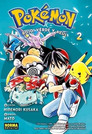 POKEMON 02. ROJO, VERDE Y AZUL 02 (NUEVO PVP) | 9788467964981 | HIDENORI KUSAKA - MATO | Tienda de Cómics, Manga, Magic y Pokémon en Torrejón de Ardoz