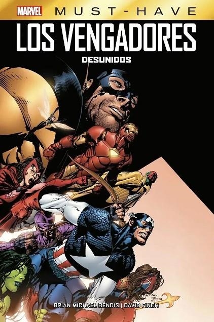 MARVEL MUST-HAVE. VENGADORES # 01 DESUNIDOS | 9791370137540 | BRIAN MICHAEL BENDIS - DAVID FINCH | Tienda de Cómics, Manga, Magic y Pokémon en Torrejón de Ardoz