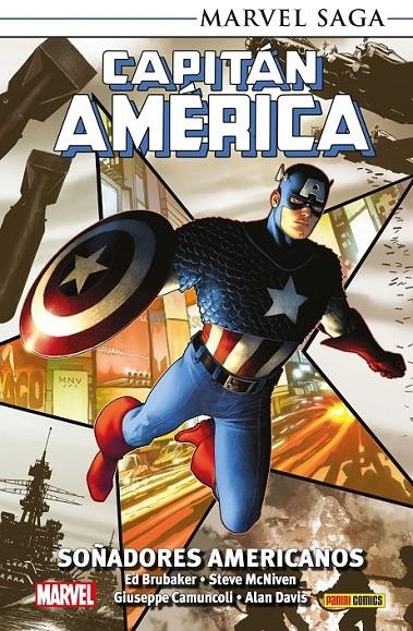 MARVEL SAGA TPB. CAPITÁN AMÉRICA 15  SOÑADORES AMERICANOS | 9791370137502 | ED BRUBAKER - STEVEN MCNIVEN - ALAN DAVIS | Tienda de Cómics, Manga, Magic y Pokémon en Torrejón de Ardoz