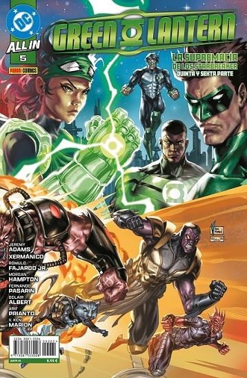 ALL IN GREEN LANTERN # 05 | 977308133300800005 | JEREMY ADAMS - XERMANICO - MORGAN HAMPTON - V. KEN MARION - FERNANDO PASARIN | Tienda de Cómics, Manga, Magic y Pokémon en Torrejón de Ardoz
