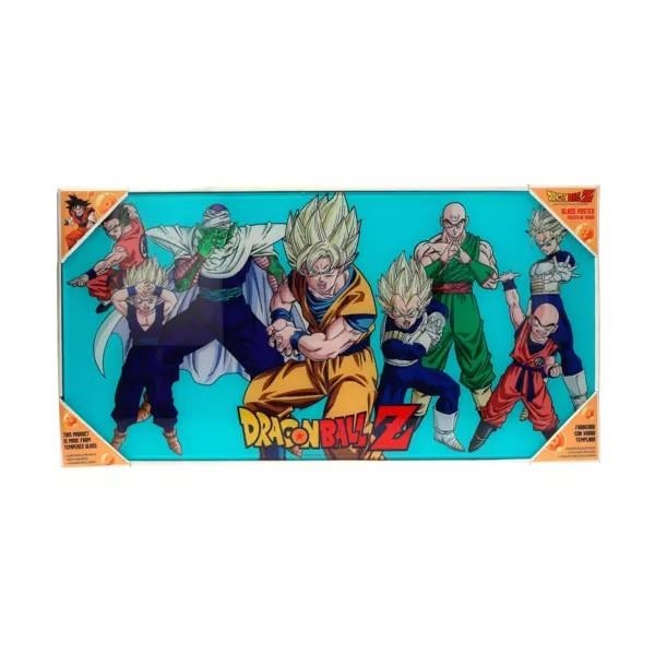 HEROES POSTER DE VIDRIO 60X30 DRAGON BALL | 8435450220265 | Tienda de Cómics, Manga, Magic y Pokémon en Torrejón de Ardoz