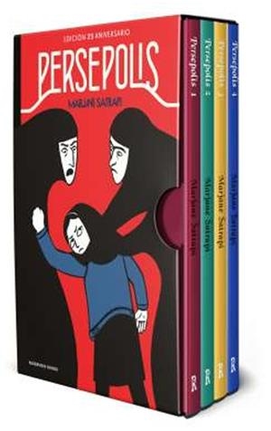 ESTUCHE PERSÉPOLIS EDICIÓN EN 4 VOLÚMENES (PORTADA PROVISIONAL) | 9788410352568 | MARJANE SATRAPI | Tienda de Cómics, Manga, Magic y Pokémon en Torrejón de Ardoz