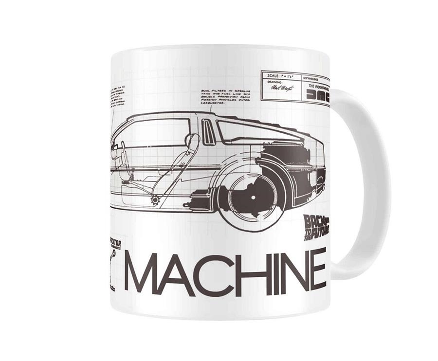 TIME MACHINE TAZA CERÁMICA BACK TO THE FUTURE | 8435450200755 | Tienda de Cómics, Manga, Magic y Pokémon en Torrejón de Ardoz