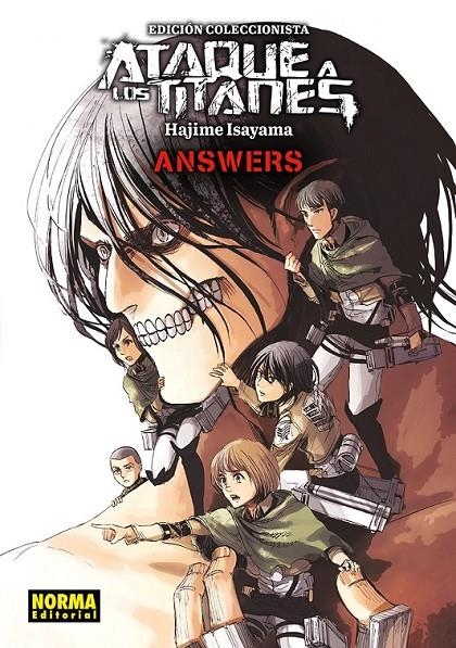 GUÍA ATAQUE A LOS TITANES EDICIÓN COLECCIONISTA, ANSWERS | 9788467981551 | HAJIME ISAYAMA | Tienda de Cómics, Manga, Magic y Pokémon en Torrejón de Ardoz