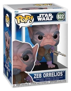 Star Wars: The Mandalorian and Grogu Funko POP! Cabezón Zeb Orrelios Nº 822 | 889698904506 | Tienda de Cómics, Manga, Magic y Pokémon en Torrejón de Ardoz