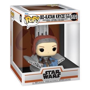 Star Wars: The Mandalorian Funko POP! Deluxe Bo Katan w/Throne Nº 669 | 889698765459 | Tienda de Cómics, Manga, Magic y Pokémon en Torrejón de Ardoz