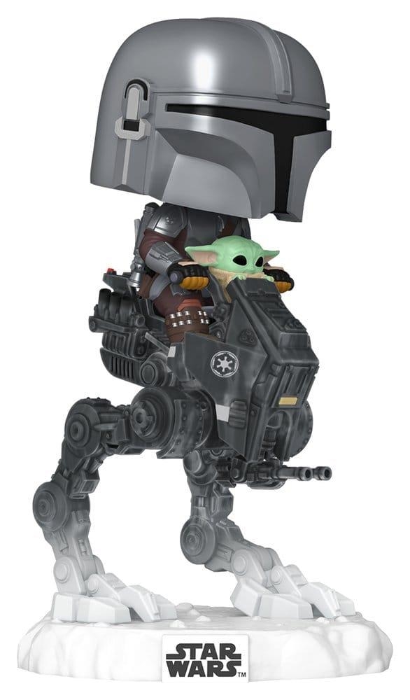 Star Wars: The Mandalorian and Grogu Funko POP! Rides Deluxe The Mandalorian with Grogu in Imperial Remnant AT-RT Nº 837 | 889698908122 | Tienda de Cómics, Manga, Magic y Pokémon en Torrejón de Ardoz