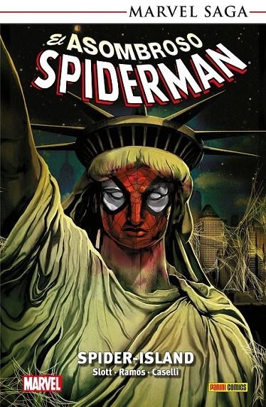 MARVEL SAGA TPB. EL ASOMBROSO SPIDERMAN 34 SPIDER-ISLAND | 9791370138813 | DAN SLOTT - HUMBERTO RAMOS - STEFANO CASELLI | Tienda de Cómics, Manga, Magic y Pokémon en Torrejón de Ardoz