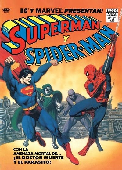 SUPERMAN Y SPIDERMAN, DC / MARVEL TREASURY EDITION | 9791370137687 | MARV WOLFMANN - JOHN BUSCEMA - JIM SHOOTER | Tienda de Cómics, Manga, Magic y Pokémon en Torrejón de Ardoz