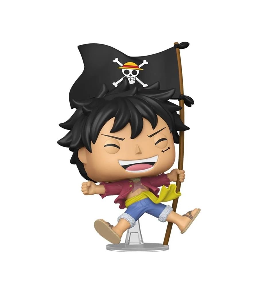 Funko POP! Vinyl (Exc) Monkey D. Luffy with Flag - One Piece Nº 2214 | 889698919708 | Tienda de Cómics, Manga, Magic y Pokémon en Torrejón de Ardoz