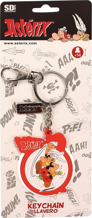 ASTERIX PAFFF LLAVERO REVERSIBLE GOMA ASTERIX | 8436535278041 | Tienda de Cómics, Manga, Magic y Pokémon en Torrejón de Ardoz