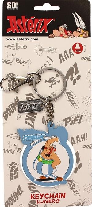 OBELIX PAFFF LLAVERO REVERSIBLE GOMA ASTERIX | 8436535278058 | Tienda de Cómics, Manga, Magic y Pokémon en Torrejón de Ardoz