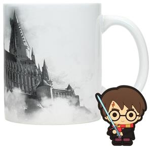 HOGWARTS TAZA CERÁMICA + REGALO IMAN DE RELIEVE HARRY POTTER | 8435450272127 | Tienda de Cómics, Manga, Magic y Pokémon en Torrejón de Ardoz
