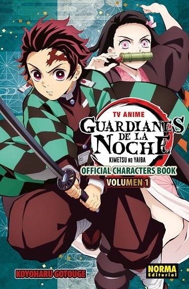 GUARDIANES DE LA NOCHE, OFFICIAL CHARACTER BOOK # 01 | 9788467979619 | KOYOHARU GOTOUGE | Tienda de Cómics, Manga, Magic y Pokémon en Torrejón de Ardoz