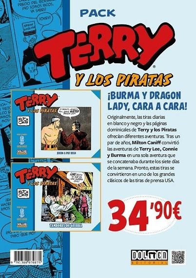 TERRY Y LOS PIRATAS:  PACK 2 1936 - 1938 | 9791388074875 | MILTON CANIFF | Tienda de Cómics, Manga, Magic y Pokémon en Torrejón de Ardoz
