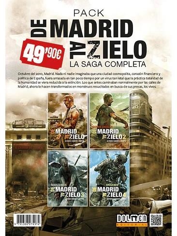 PACK DE MADRID AL ZIELO. LA SAGA COMPLETA | 9791388074974 | ALFONSO ZAMORA LLORENTE | Tienda de Cómics, Manga, Magic y Pokémon en Torrejón de Ardoz