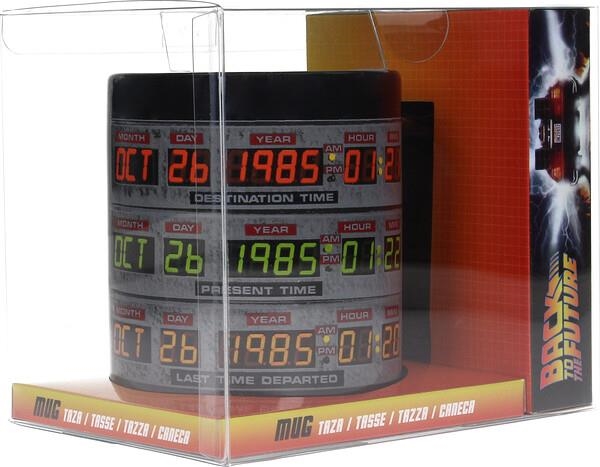 PANEL DE CONTROL TAZA CERÁMICA BACK TO THE FUTURE | 8435450207488 | Tienda de Cómics, Manga, Magic y Pokémon en Torrejón de Ardoz
