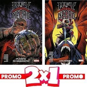 REY DE NEGRO: LOS HÉROES + REY DE NEGRO: PLANETA D | 8424248928070 | FRANK TIERI - KYLE HOTZ - DANILO BEYRUTH - FLAVIANO ARMENTARO - CLAY MCLEOD CHAPMAN - GUIU VILANOVA | Tienda de Cómics, Manga, Magic y Pokémon en Torrejón de Ardoz