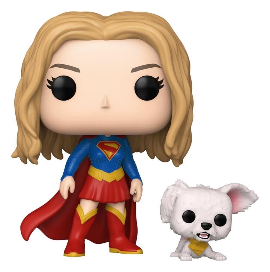 Supergirl (2026) Funko POP! Heroes Supergirl with Puppy Krypto Nº 633 | 889698908016 | Tienda de Cómics, Manga, Magic y Pokémon en Torrejón de Ardoz